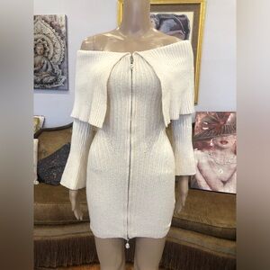 House of Harlow sweater dress zip up  Cardigan xs